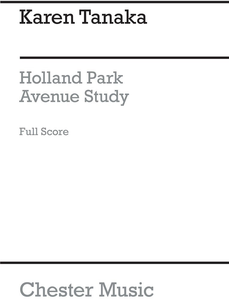 Holland Park Avenue Study